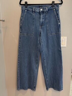 J. Crew Straight-Leg Women’s Jeans in Medium Blue Denim